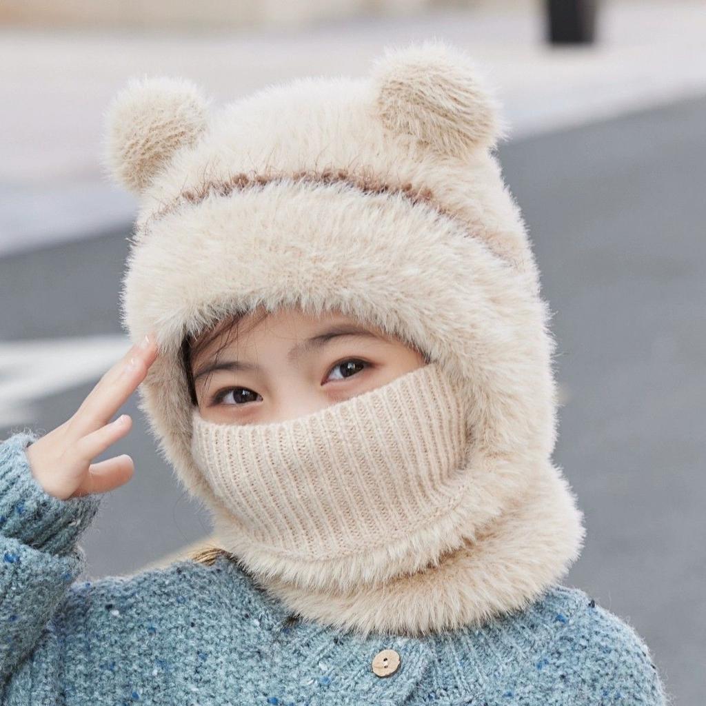 Novorozená chlapečka Dívčí čepice do uší Zimní teplá pletená háčkovaná čepice šátek