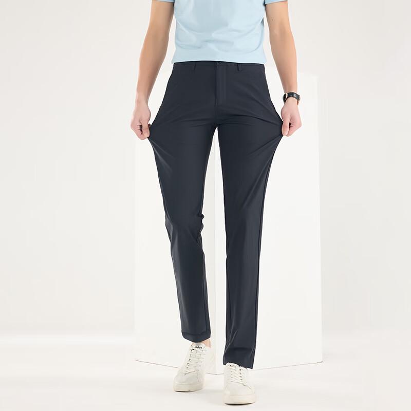 

Men s Solid Straight-Leg Business Casual Stretch Pants 39