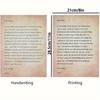 100Sheets Vintage Design Paper Stationery - Letter & Legal Ruled Pads for Writing Printing Invitation Letter Resume Art - Double Sided
