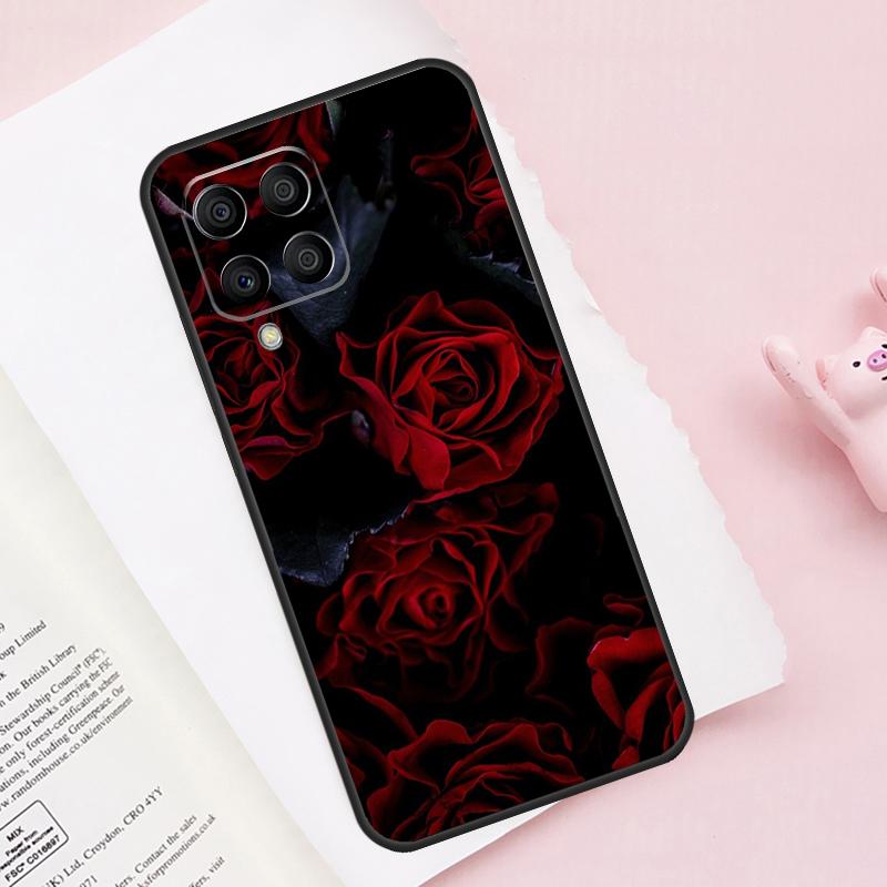 Red Rose Flower For Samsung Galaxy M31 M32 M12 M52 M13 M33 M53 M11 M51 M15 M55 M14 M34 M54 M30s M20 Case