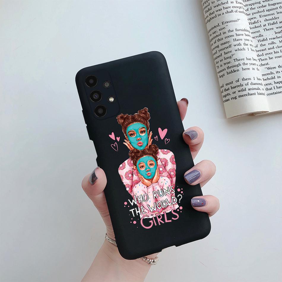 For Cover Samsung Galaxy A13 A33 A53 A73 5G Beautiful Girl Soft Silicone Case For Samsung A13 4G A 13 A135F GalaxyA13 Funda Case