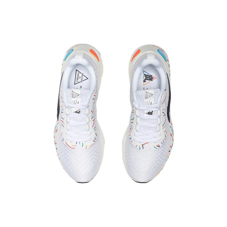 New LiNing Arashi Anti Slip And Wear Resistant Lightweight Low Top Running Shoes Women's White Multicolor ARHQ068-5