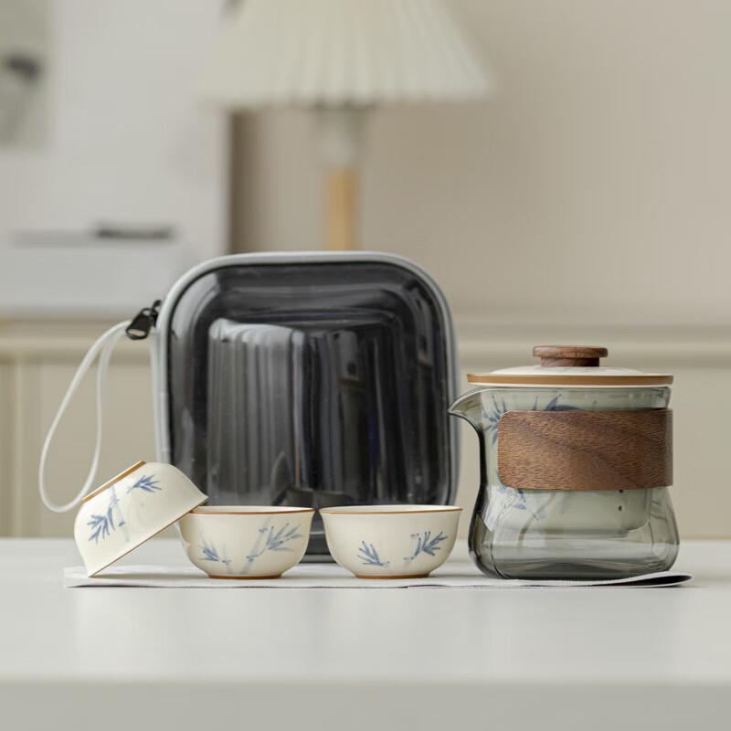 LISM Travel Ceramic Tea Set
