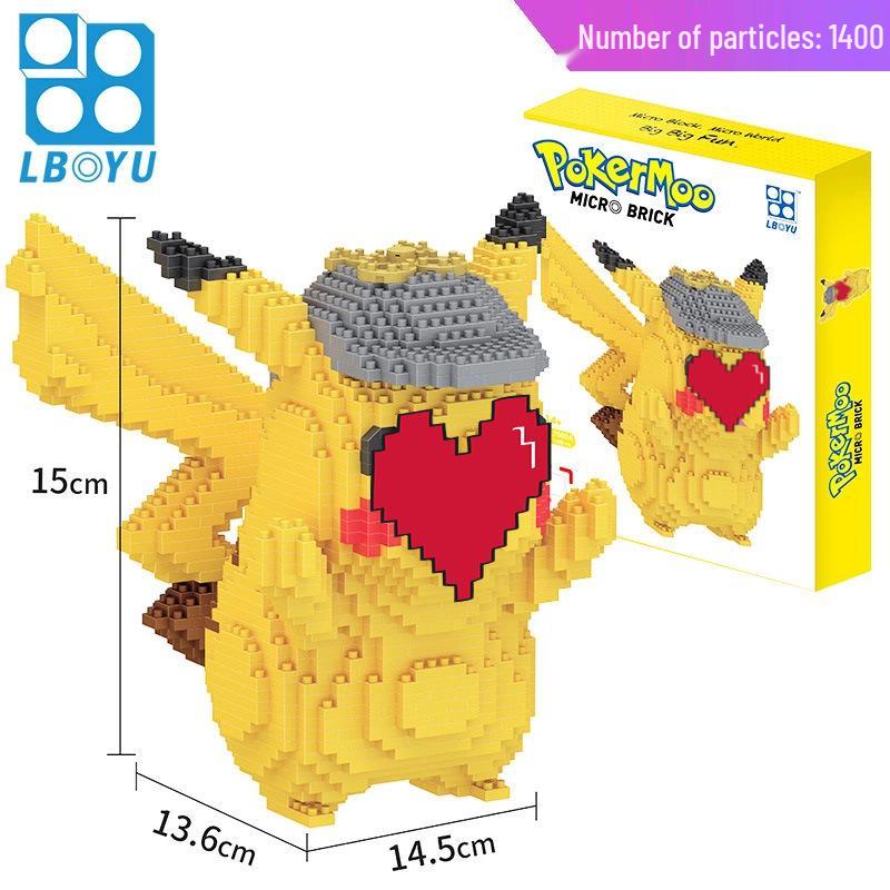 Le Bao Yu Educational Street Vendor Building Blocks for Kids and Adults – Micro Diamond Small Particles, One Piece