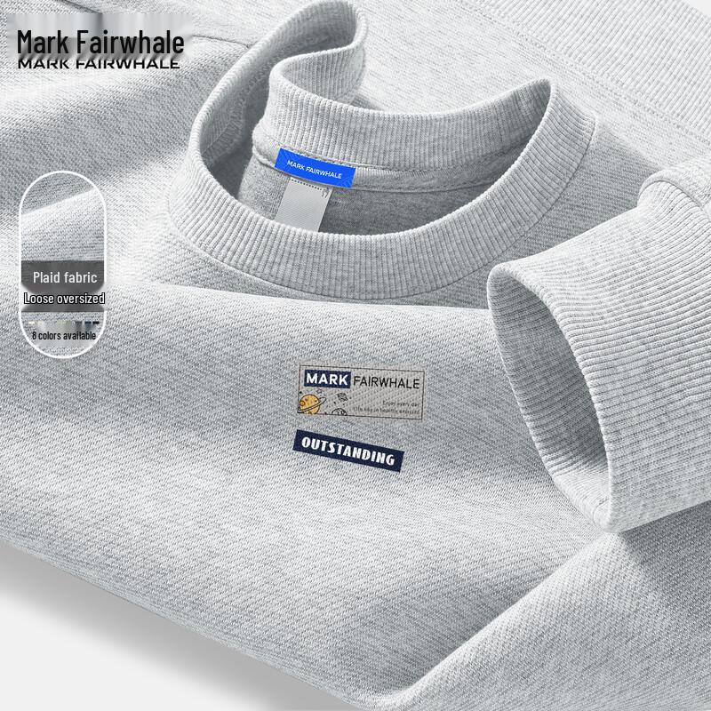 Mark Fairwhale Herren 2025 Locker Geschnittenes Rundhals Langarm Sweatshirt