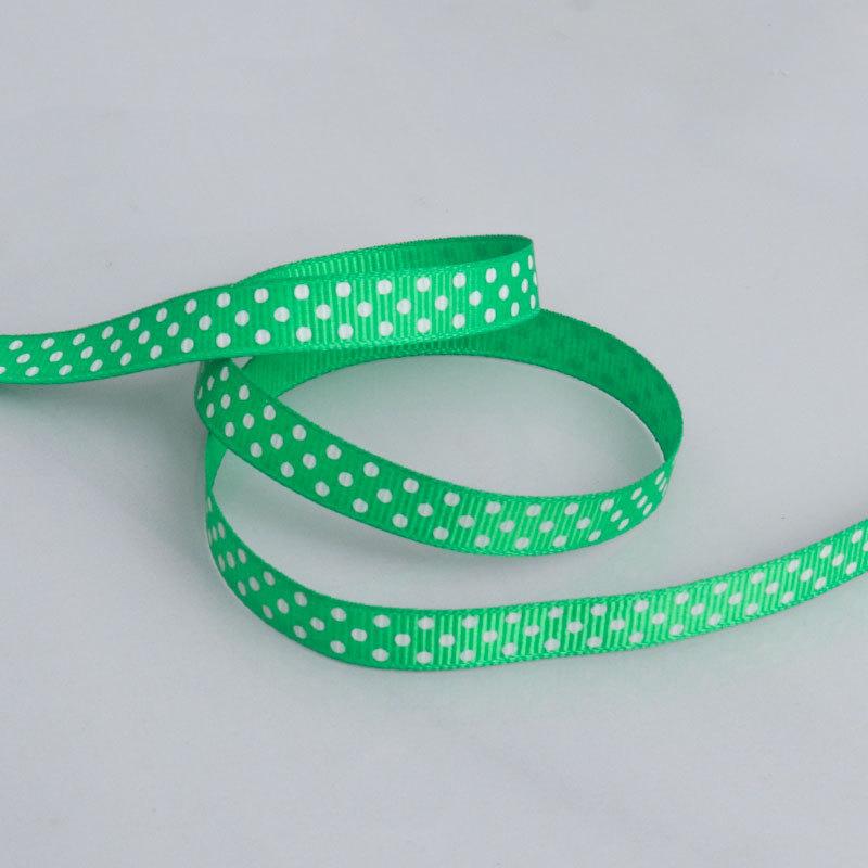 Dot Ribbon Colorful Ribbon Polka Threaded Ribbon Head Hair Accessories Hair Clip Bow Material Dot Ribbon Elegant Home Decorating Activity Supplies