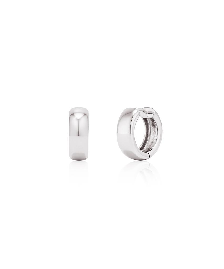 Dawnf 01H01M Polished Silver Earrings