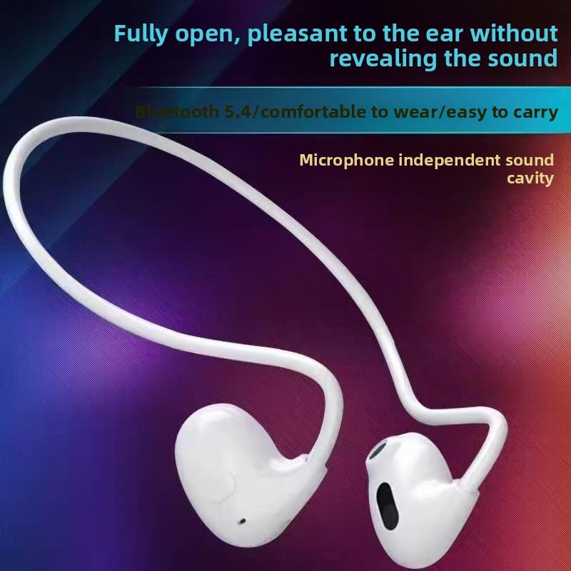 

Bluetooth-наушники с костной проводимостью безболезненны, спортивные, с шейным ободом, долговечные, с шумоподавлением и защитой от утечек звука