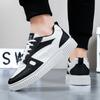 Men's shoes spring new American retro low-top shoes versatile breathable casual shoes thick baseplate shoes