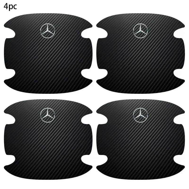 

Hot W204 C200 Hot New 4Pcs/set Carbon Fiber Car Door Bowl Handle Anti-Scratches Sticker For Mercedes Benz AMG W204 W205 W211 W21