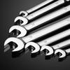 1PCS Flex-Head Ratcheting Combination Wrench Set,72-Teeth, Cr-V Constructed Metric 6-24mm for Hex Nuts Bolts Standoffs