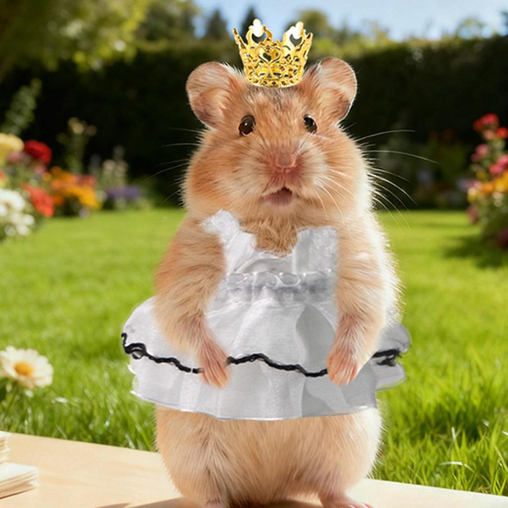 Hamsterkläder Ventilerande Chinchillakläder Minihamsterklänning för Husdjursföräldrar Djurälskare Djurhem Butiker Fotografering