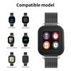 For Verizon Gizmo Watch 3 Replacement Wrist Band Stainless Steel Milanese Magnetic Watch Strap