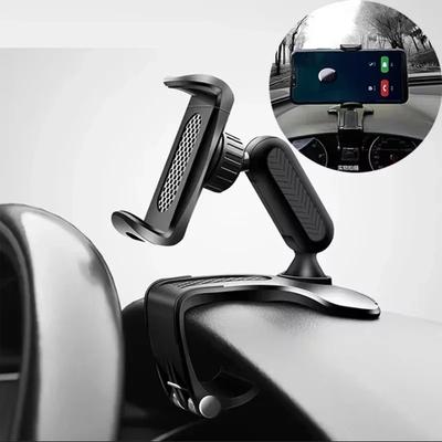 Dashboard Car Phone Holder Mobile Phone Sun Visor Holder Auto Rear View Mirror Phone Support 360 Degree Rotation Accessories
