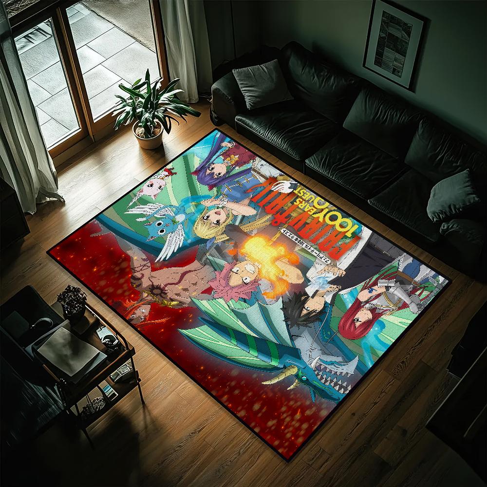 

Anime F-Fairy Tail 100 Years Quest Small Carpet Bedside Kitchen Bath Living Home House Bedroom Floor Mat Doormat Rug Decoration SJR40x60CM