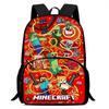 Minecraft Printed Backpack Children'S Elementary School Bag