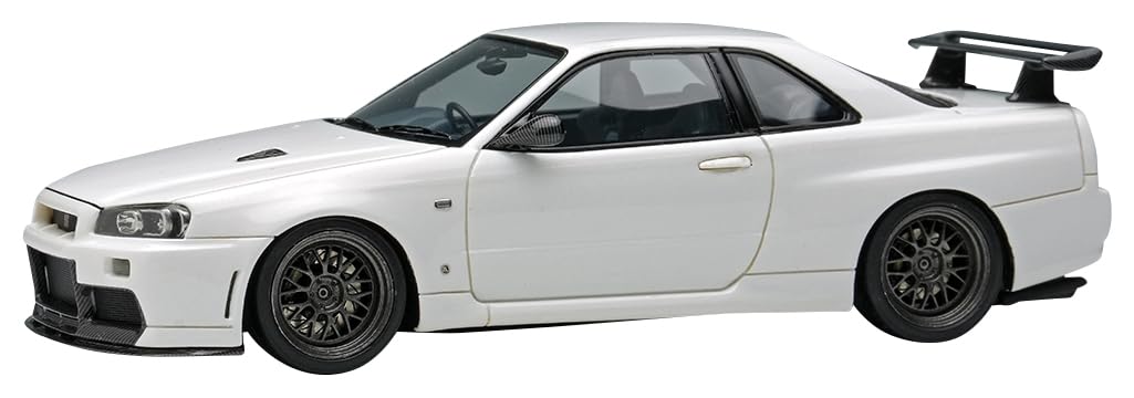 Make up EIDOLON scale BUILT BY LEGENDS Skyline Shiranami White Finished Model EM681A 1/43 Mine s GT-R (BNR34)