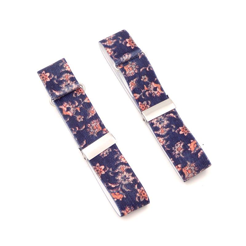 "Women's Shirt Fabric Cuffs and Men's Armbands, 2.5cm Elastic, Versatile Bracelets"