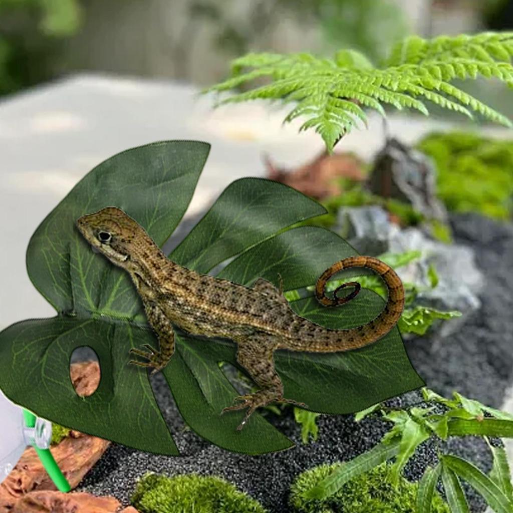 Terrarium Decorations Artificial Leaves Tank Accessories for Restaurant Hotel Conference Rooms Backyard Garden Centerpieces