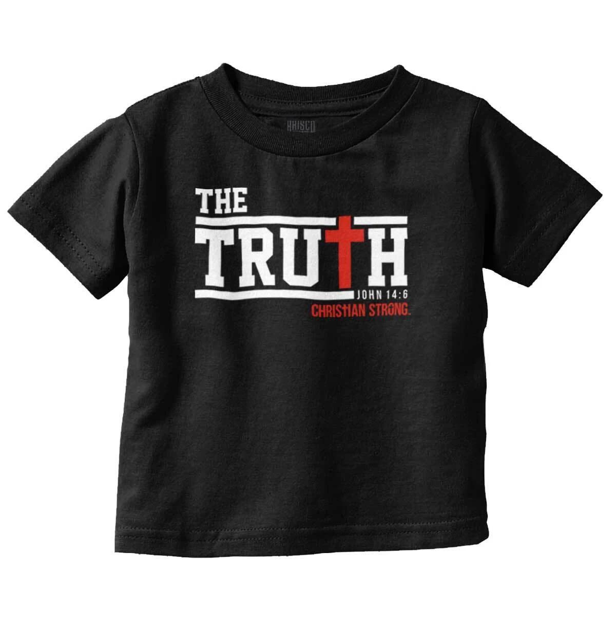 Christian Strong Faith Jesus is The Truth Toddler Boy Girl Youth T Shirt Tee XXXL