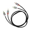 2RCA auf 2RCA Soundkabel Splitter Stecker Ersatz für Telefon Tablet Heimkino Verstärker Lautsprecher Stereos
