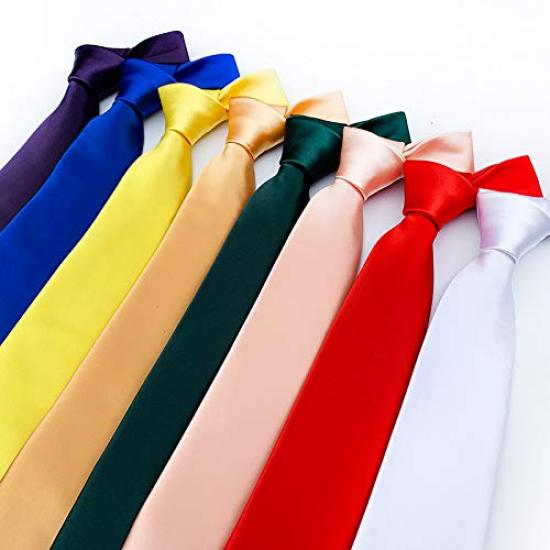 [Xiang Ru] Plain Necktie, Approx. 8cm Wide, Washable, Suitable for Formal Occasions, Business, Workplace, Commuting, Job Hunting, Formal & Casual