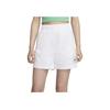Nike High-Waisted Woven Logo Print Casual Shorts Women shorts White FN7219-100