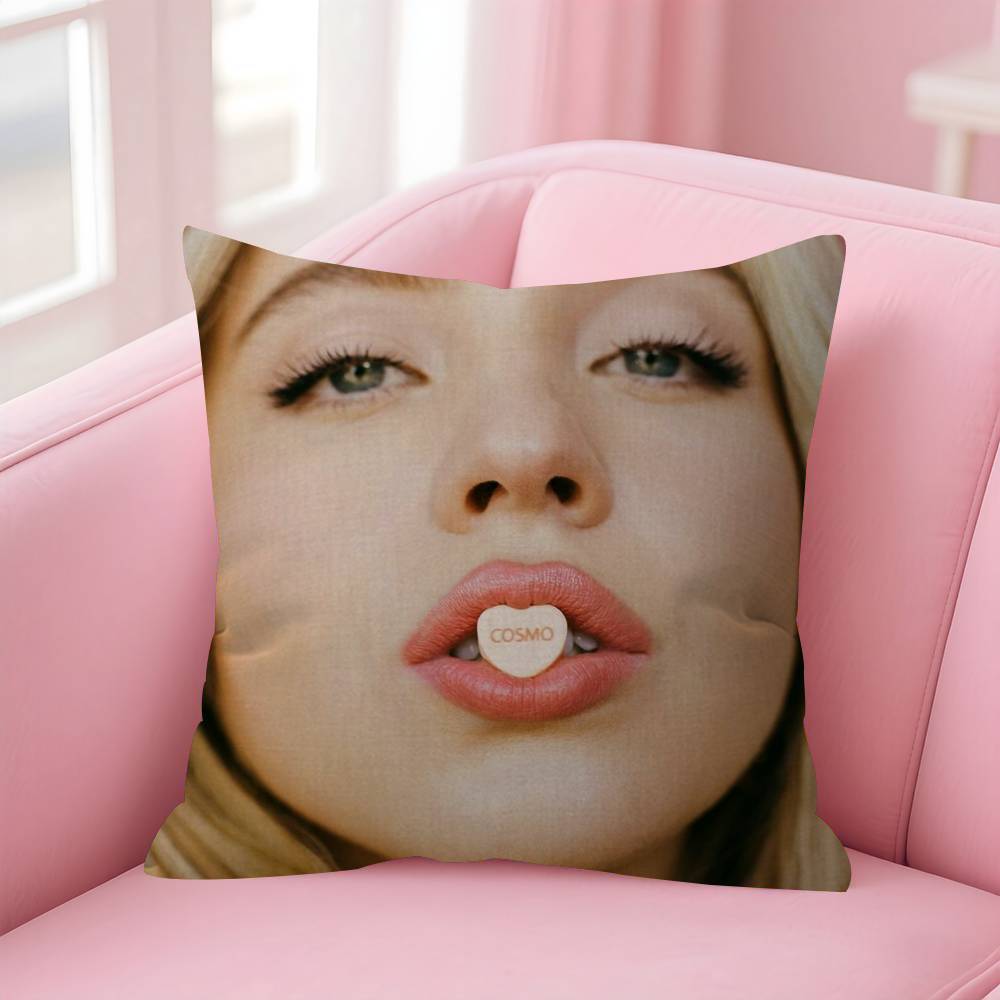 Actor Sydney Sweeney Cushion Cover Car Throw Pillow Case For Sofa Car Christmas Gift