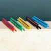 5Pcs Random Color Fishing Coiling Card Winding Wrapped Wire Board Line Container Fishing Rod Clips