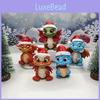 Adorable Christmas Dragon Figurine Resin Craft For Festive Home Decoration And Holiday Atmosphere