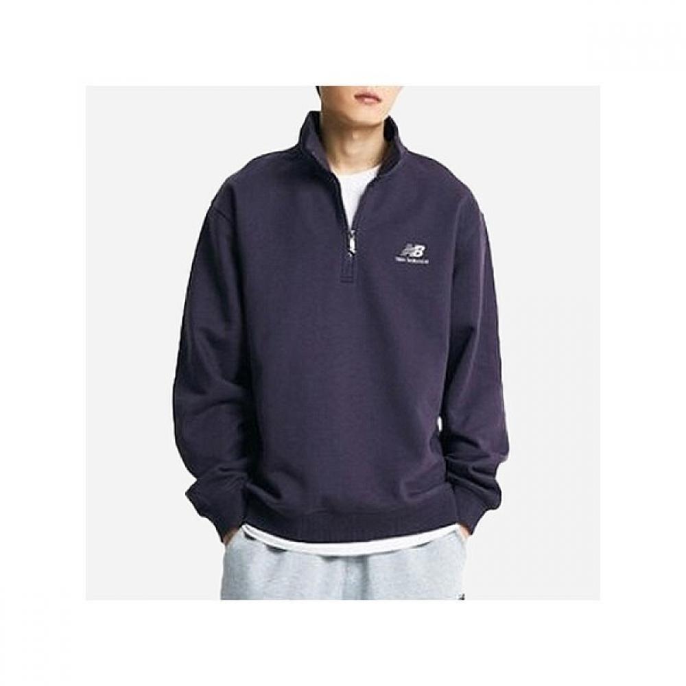 

New Balance Half Club New Balance New Balance Common Team Stacked Brushed Half Zip Up 100