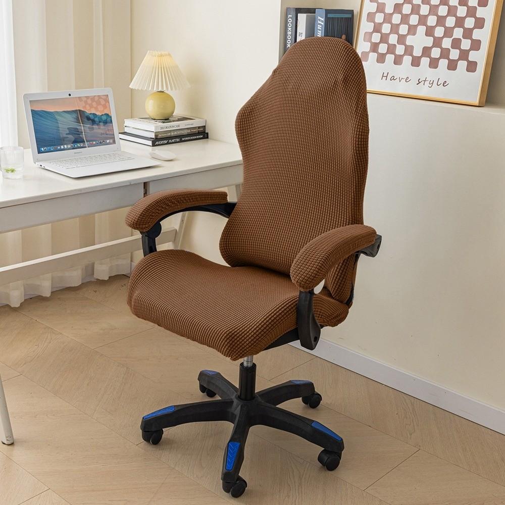 Durable Stretchy Gaming Chair Covers Thicken Breathable Slipcovers Wear-resistant Soft Seat Protect Cover for Office Home