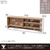 YAMAZEN Wall Freestanding Rack with Coat Key Storage 80cm Wide x Deep x Art Wall Assembly Shelf, Wall-Mounted Shelf, Hangers, Wall-Mounted Storage,