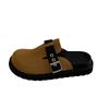 Retro Bag Head Half Slippers Autumn 2025 New Outer Wear Platform One Pedal Lazy Shoes Boken Birken Slippers