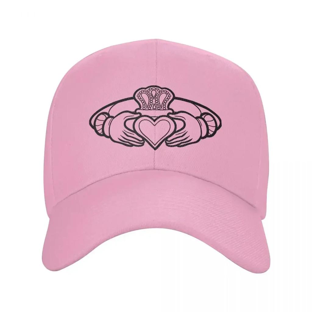 Cool Claddagh Ring Celts Symbol Trucker Hat Men Women Custom Adjustable Adult Baseball Cap Spring