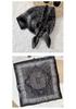 Japanese Retro Paisley Small Square Scarf For Women Multi Functional Neck Scarf For Hair Bag Decoration