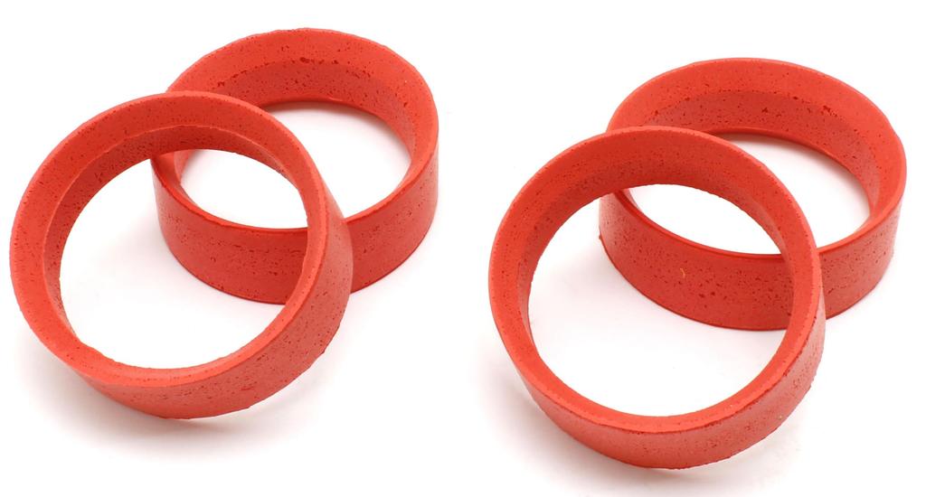 Kyosho KC Mold Inner RC Model Parts (58/Red/4 Pieces) 92035-58