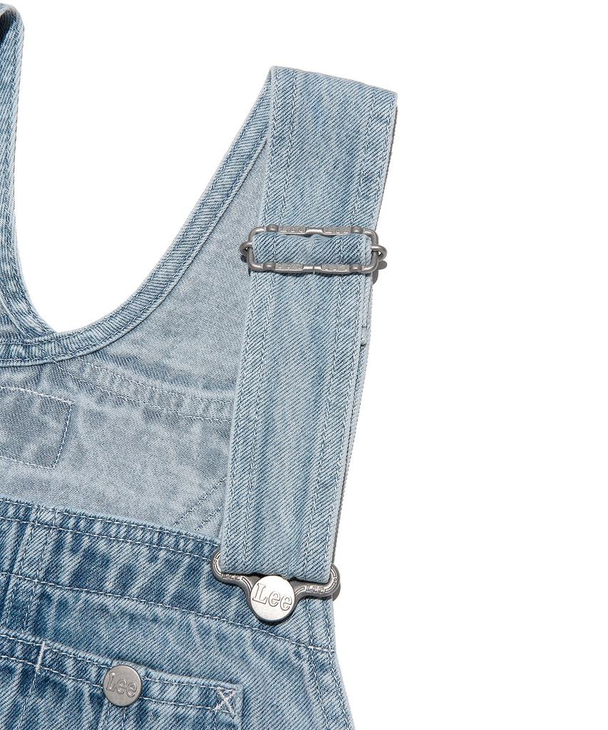 Lee Women'S Denim Overalls Skirt Indigo Medium