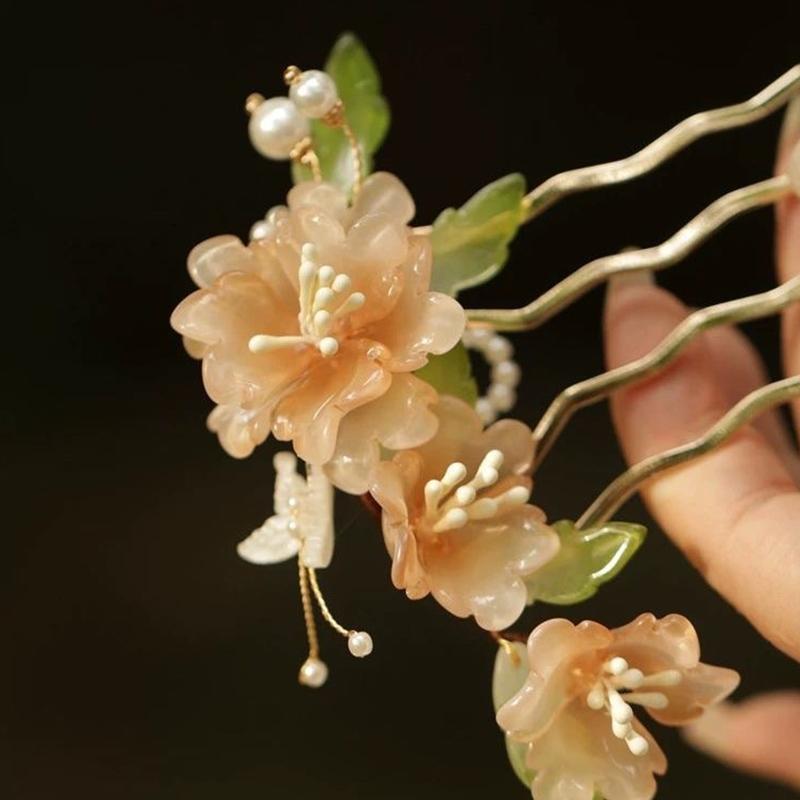 

1 шт. U-образная шпилька Легкая Различные прически Элегантная Устойчивая прическа Удобная Цветная глазурь DIY Аксессуары для волос