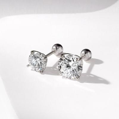 14K Haze 6 Krappen Labor Diamant Piercing - 2mm