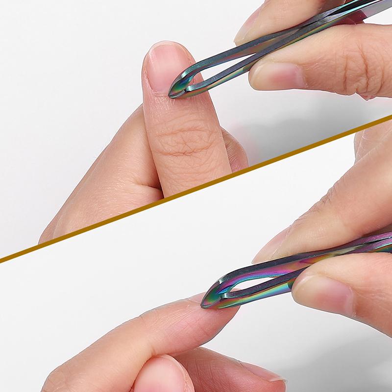 Colorful Nail Cuticle Nipper Clipper Colorful Scissor Plier Dead Skin Remover Clear Nail Art Tool Dead Skin Remove Tools
