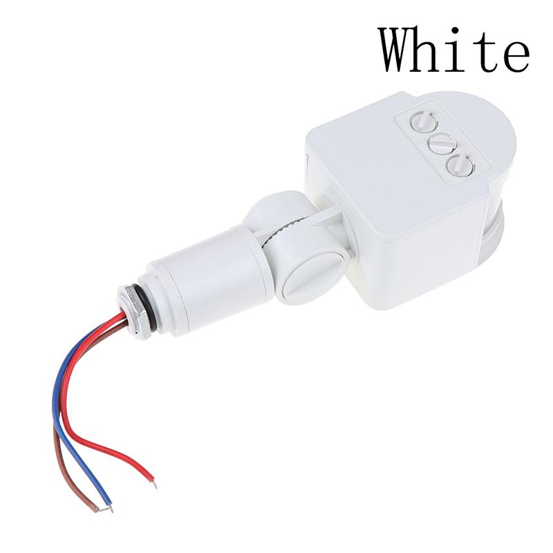 

180 градусов светодиодный инфракрасный датчик движения PIR детектор настенный выключатель света 110 В ~ 265 В белый