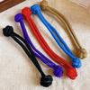 Colourful Knotted Hair Rope Elastic Hair Bands Ties Scrunchie Hairbands Double Knot Women Bow Ponytail Holder Hair Accessories