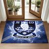 Sheffield Wednesday Design Crystal Velvet Rug Soft Decorative Mat for Bedroom Entrance