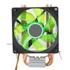 CPU Cooling Fan 3 Pin Connector PC Accessory Light 2 Brass Pipe for   775 Celsius 1155 Celsius  (Red )