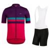 Men Women Cycling Jersey Set Short Sleeve Quick Dry Breathable Road Mountain Bike Apparel
