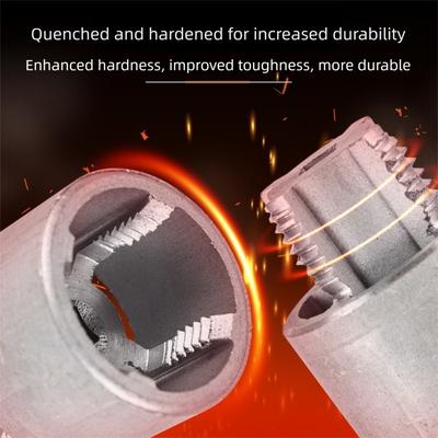 Gifts 4/6 Points Pvc Pipe Threaders Multifunction Durable Internal and External Thread Opener Pipe Tool Waterpipe Tapping Tool