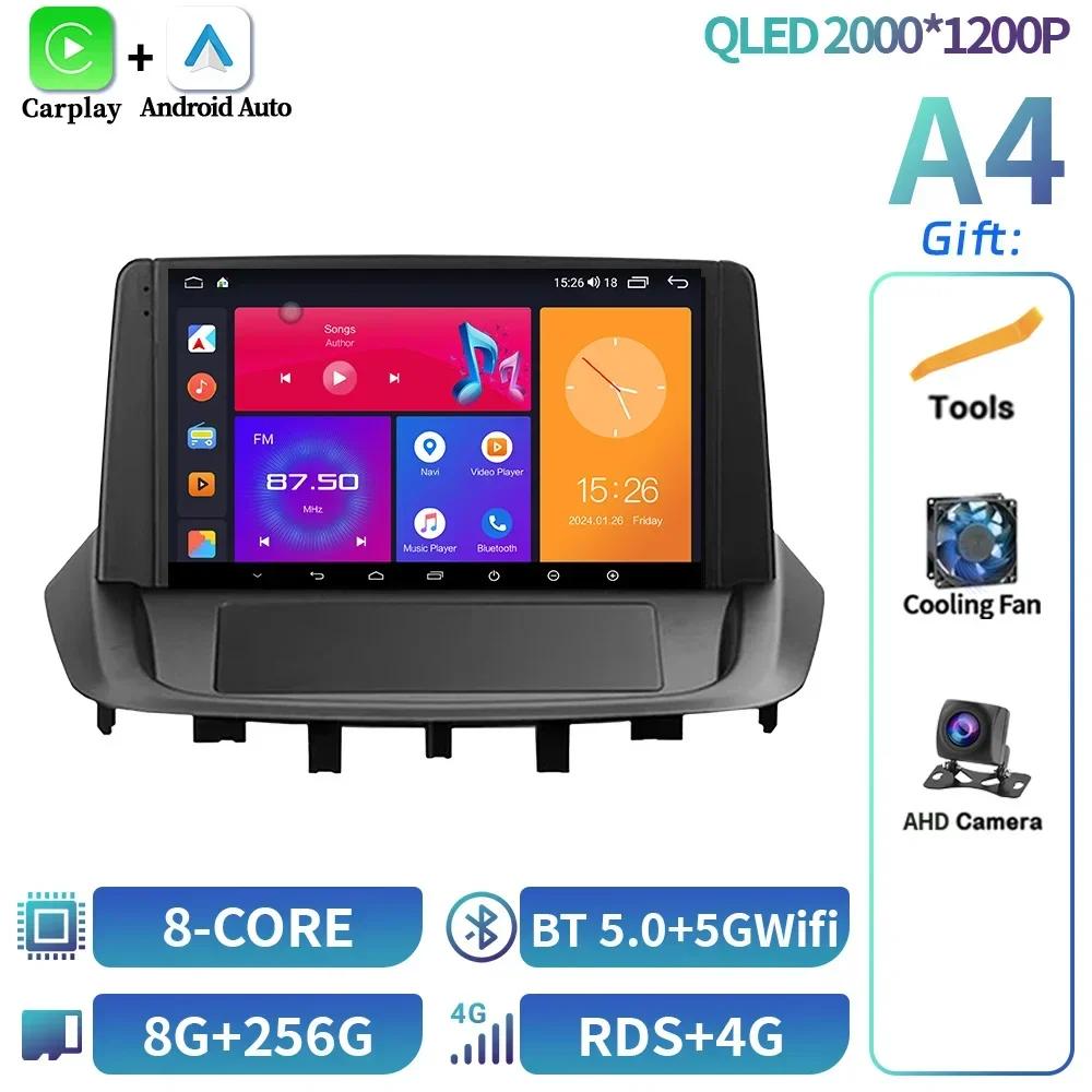 For Renault Fluence 1 2008-2017 Android Car Radio Multimedia Navigation Wireless Carplay WIFI 4G GPS Stereo System Touch Screen