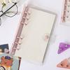 Friendly PVC Rings Binder Cover Clear Design for Custom Notebooks Features Easy Operation Water Resistant and Compacts