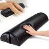 Half Round Massage Table Bolster Pillow PU Leather Semi-Round Bolster Cushion Support Pad for Neck Legs Knees Ankles Pain Relief